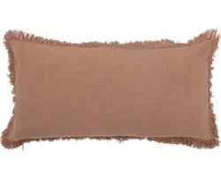 Efie Cushion, Brown, Cotton