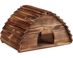 Egelhuisje met bodem - 25 x 40 x 30 cm - hout