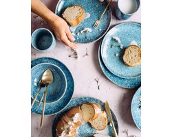 Egg back home cool blue bord d22cm