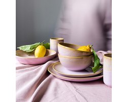 Egg back home pink sunset bord d22cm