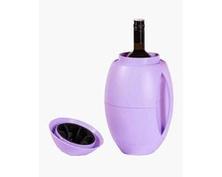 Egg-O wijnkoeler - Geïsoleerd - Dubbelwandig - Lila
