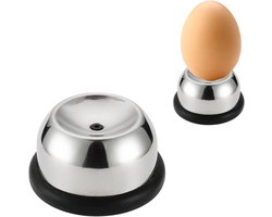 Egg Picker - Zwart RVS - Plastic - Handige Eitjes Hulp - Geschikt voor Zachte en Harde Kook- en Rauwe Eieren