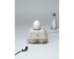 EggboxLAMP Classic - Betonnen lamp basis - 1kg cement - met Egglamp wit 2 Watt - 230V