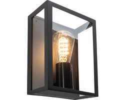 EGLO Alamonte 1 Wandlamp Buiten - E27 - 26 cm - Zwart