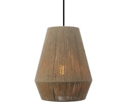 EGLO Alderney Hanglamp - E27 - Ø 30 cm - Zwart/Bruin