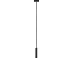 EGLO Almudaina Hanglamp - LED - Ø 4 cm - Zwart - Dimbaar - Staal
