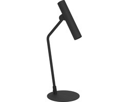 EGLO Almudaina Tafellamp - Bureaulamp - LED - 49,5 cm - Zwart - Staal