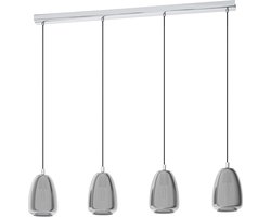 EGLO Alobrase Hanglamp - 4 lichts - E27 - Chroom