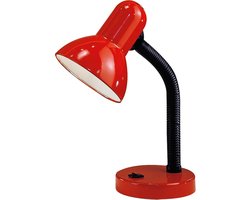 EGLO Basic Tafellamp/Bureaulamp - E27(excl.) - 30 cm - Rood