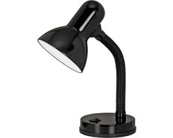 EGLO Basic Tafellamp/Bureaulamp - E27(excl) - 30 cm - Zwart