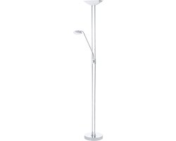 EGLO Baya LED Vloerlamp - 180 cm - Grijs/Wit