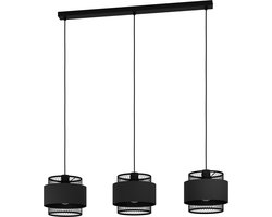 EGLO Bazely Hanglamp - E27 - 99 cm - industrieel - zwart