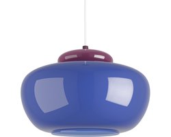 EGLO Berardelli Hanglamp - E27 - Ø 30 cm - Blauw/Bordeaux