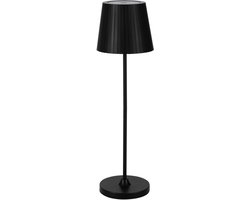 EGLO Cabozo Tafellamp Buiten - Oplaadbaar - LED - 37 cm - Zwart - Instelbaar wit licht - Draadloos - Dimbaar