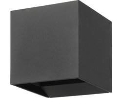 EGLO Calpino 3 Wandlamp - LED - 10 cm - Antraciet - Binnen en Buiten