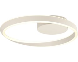 EGLO Camerota Plafondlamp - Ø 41 cm - Zandkleur/Beige/Wit - Instelbaar wit licht - Dimbaar