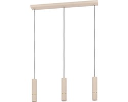 EGLO Caminia Hanglamp - GU10 - 77 cm - Zandkleur/Beige/Goud