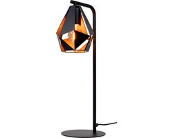 EGLO Carlton 4 Tafellamp - E27 - 50,5 cm - Zwart/Koper
