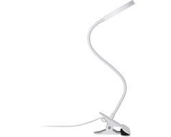 EGLO Casetto Klemspot - Bureaulamp - Klemlamp - Leeslamp - LED - 49,2 cm - Wit