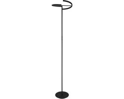 EGLO Castelpoto Vloerlamp - LED - 180 cm - Zwart/Wit - Dimbaar - Kantelbaar