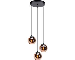EGLO Centara Hanglamp - E27 - Ø 42.5 cm - Koperglas