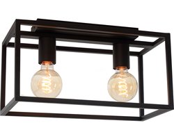 EGLO Eldrick Plafondlamp - E27 - 40 cm - Zwart