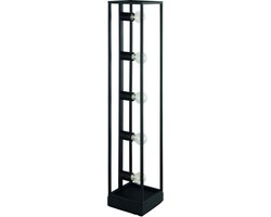 EGLO Eldrick Vloerlamp - E27 - 100 cm - industrieel - Staal - Zwart