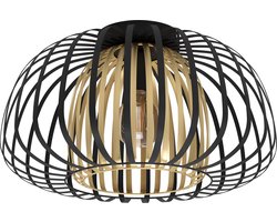 EGLO Encinitos Plafondlamp - E27 - Ø 45 cm - Zwart/Goud