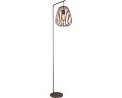 EGLO Espinal Vloerlamp - E27 - H 170 cm - Brons - Staal