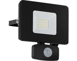 EGLO Faedo 3 Wandlamp Buiten - LED - Bewegingssensor - 14 cm - Zwart