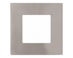 EGLO Fueva 1 - Inbouwspot - LED - 85X85mm. - Nikkel - 3000K
