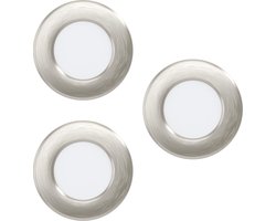 EGLO Fueva 5 Inbouwarmatuur - LED - Ø 8,6 cm - Grijs/Wit