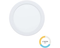 EGLO Fueva 6 Inbouwspot - Badkamer/Buiten - LED - Ø 16.8 cm - Wit - Instelbaar wit licht (warm, neutraal en daglicht)