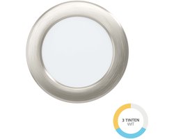 EGLO Fueva 6 Inbouwspot - LED - Ø 11.9 cm - Grijs - Instelbaar wit licht (warm, neutraal en daglicht)