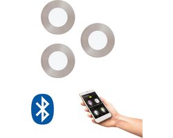 EGLO Fueva-C Smart lighting spot Nikkel, Wit Bluetooth