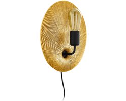 EGLO Gascueria Wandlamp - 1 lichts - Ø30cm. - E27 - goud/zwart