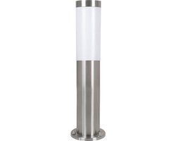 EGLO Helsinki Sokkellamp - Staande lamp Buiten - E27 - 45 cm - RVS