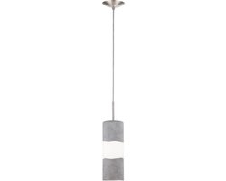EGLO  Lagonia - Hanglamp - 1 Lichts - Nikkel-Mat - Grijs, Wit