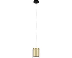 EGLO Lagunitas Hanglamp - E27 - Ø 15 cm - Zwart|Geelkoper|Goud