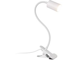 EGLO Lardaro Klemspot - Bureaulamp - Klemlamp - Leeslamp - LED - 35,5 cm - Wit