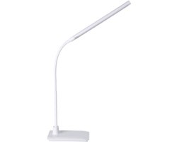 EGLO Laroa Tafellamp - Bureaulamp - LED - 48 cm - Wit - Dimbaar - Kantelbaar