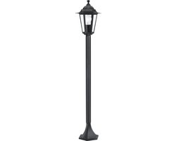 EGLO Laterna 4 Sokkellamp - Staande lamp - Buiten - E27 - 100 cm - Zwart