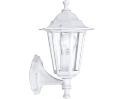EGLO Laterna 4 Wandlamp Buiten - E27 - 35 cm - Wit