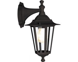 EGLO Laterna 4 Wandlamp Buiten - E27 - 35 cm - Zwart