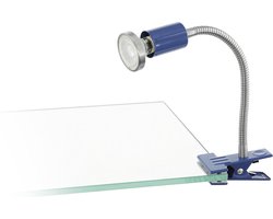 Eglo LED klemlamp Litos 1x3  watt kleur blauw