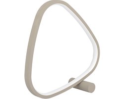 EGLO Leporano Tafellamp - 27,5 cm - Zandkleur/Beige/Wit - Instelbaar wit licht (warm, neutraal en daglicht) - Dimbaar