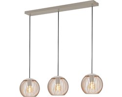 EGLO Lindero Hanglamp - E27 - 90 cm - Zandkleur/Beige
