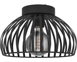 EGLO Mogano 3 Plafondlamp - E27 - Ø 28 cm - Zwart - Staal