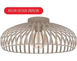EGLO Mogano 3 Plafondlamp - E27 - Ø 43 cm - Zandkleur - Staal