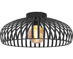 EGLO Mogano 3 Plafondlamp - E27 - Ø 43 cm - Zwart - Staal